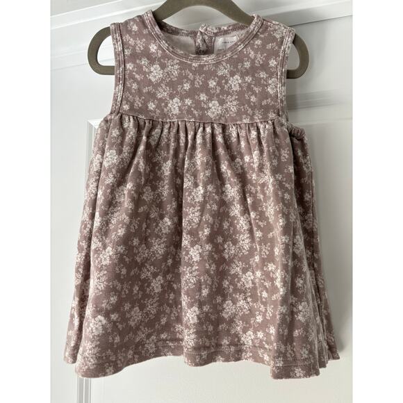 Jamie Kay Beige Floral Dress Size 2T VGUC - Picture 1 of 3